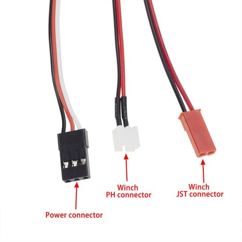 RC Car Winch Wireless Remote Receiver For 1:10 Scale SCX10 III AXI03007 90046 - Picture 11 of 15