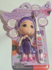 BRUSH BUDDIES GIRLS MERMAID ULTRA SOFT TOOTHBRUSH WITH FASHION PURPLE DOLL