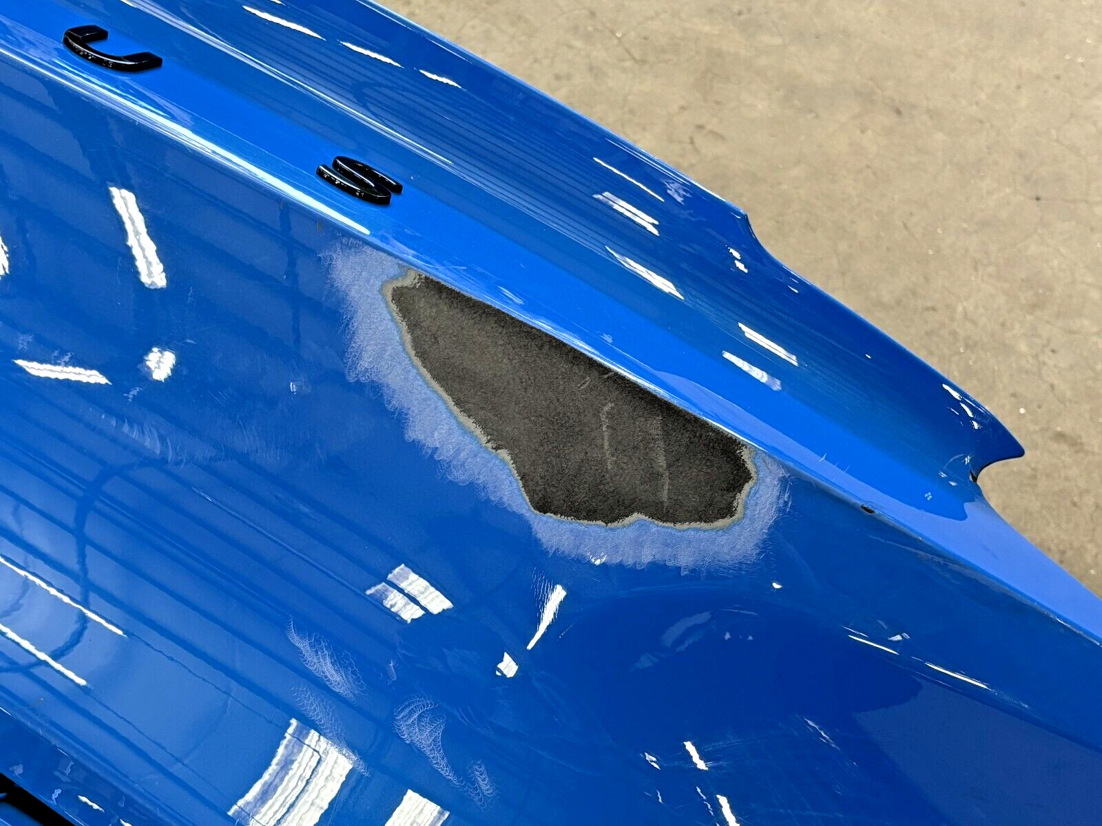 23 24 25 Lotus Emira Rear Bumper Cover Panel Blue OEM