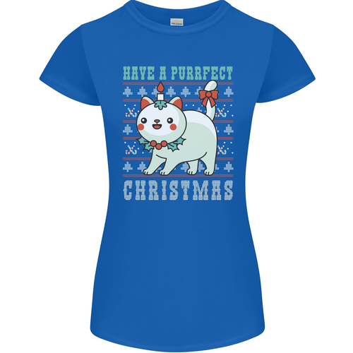 Cats Have A Purrfect Christmas Funny Xmas Womens Petite Cut Camiseta - Imagen 40 de 67