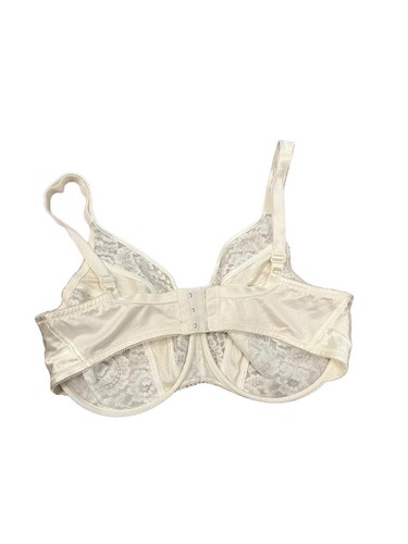 Sujetador Wacoal Talla 36DD Con Aros Blanco Tostado Encaje Sin Forro Estilo 85150 - Imagen 5 de 7
