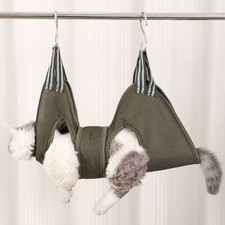 Cat Grooming Hammock Harness for Small Dogs Pet Hammock Restraint Bag
