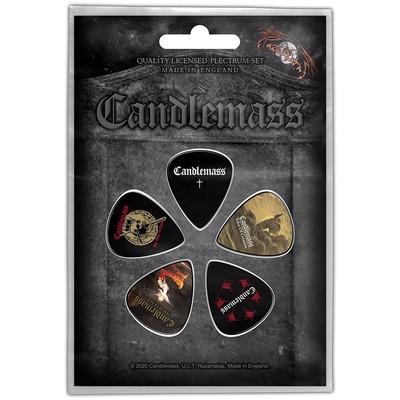 Candlemass - Gravestone - Spektrum-Set offizielle lizenzierte Gitarren-Plektren - PP044