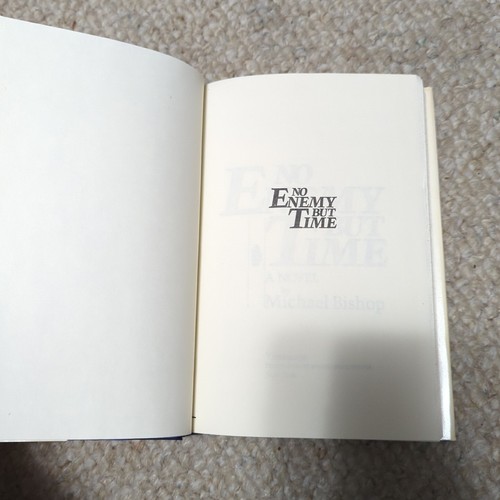 No Enemy But Time Michael Bishop Timescape Books 1982 HC DJ BCE - Imagen 13 de 17