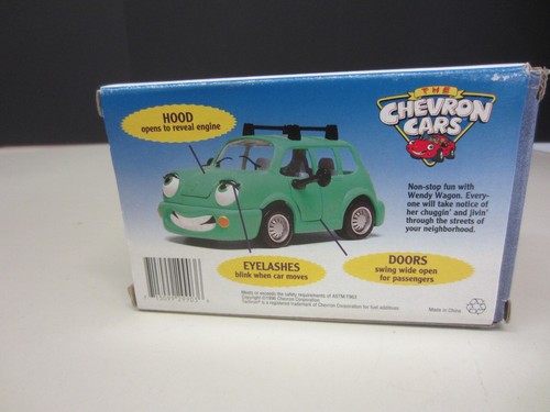 1996 The Chevron Cars WENDY WAGON Eyes Move NRFB New - Picture 3 of 3