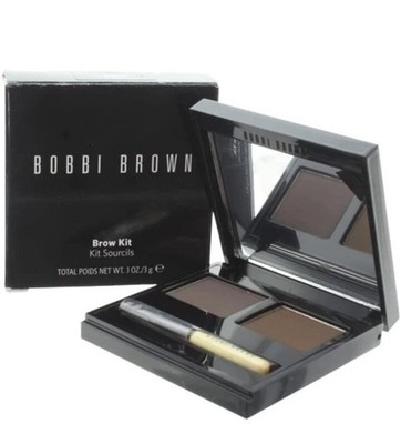 Bobbi Brown Brow Kit DARK 3 Full Size Saddle Mahogany HARD TO FIND