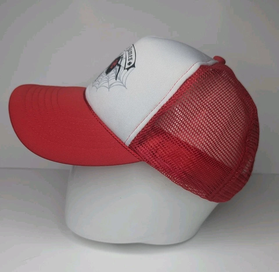 Бейсболка Jesse James Spider белая регулируемая винтажная  - Изображение 4 из 4