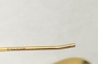 14K Yellow Gold Modern Abstract Two-Tier Drop Dangle Earrings 1.5-Inch 2.09g — photo 6