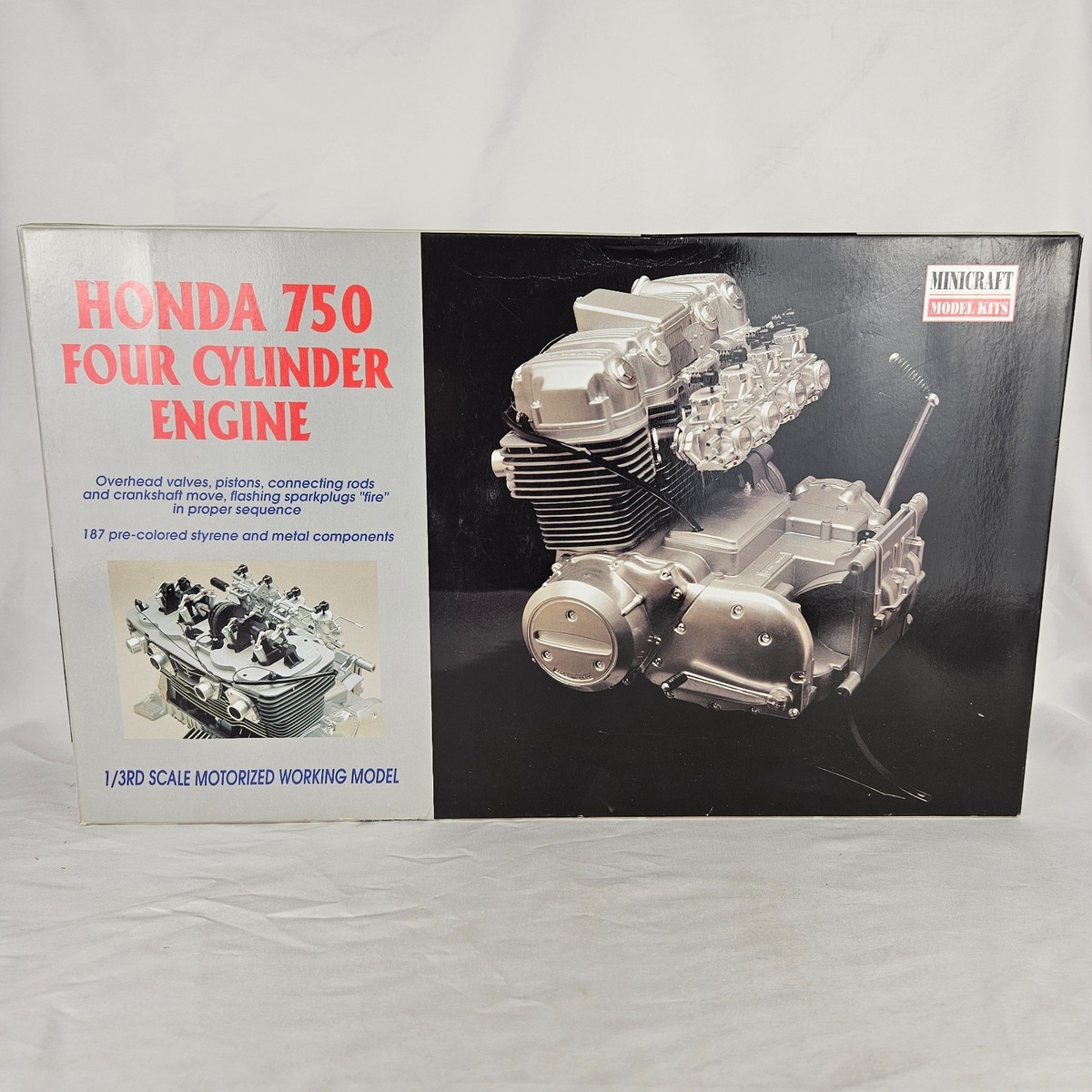 オートバイ・バイク HONDA 750 FOUR CYLINDER ENGINE 1/3 Minicraft Honda 750 Four Cylinder Engine 1/3 Scale Model Kit | eBay