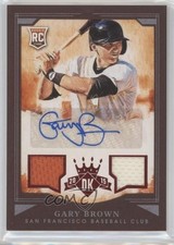 2015 Panini Diamond Kings Red Framed Signatures 57/99 Gary Brown #161 Auto n1u