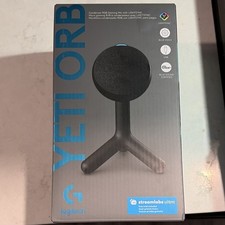 Logitech Yeti Orb USB Gaming Microphone LIGHTSYNC RGB Blue VOICE Black