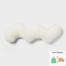 Squiggle Decorative Throw Pillow Ivory - Room Essentials™