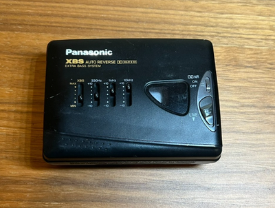 Panasonic Portable Cassette Player XBS Auto Reverse RQ-P255 TESTED