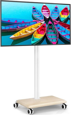 #ad Rolling TV Stand for 32 to 55 60 Inch TVs up to 88lbs Height Adjustable Mobi... $137.52