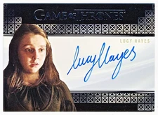Game of Thrones Legends of the Realm Lucy Hayes Valyrian Steel Autograph #NNO