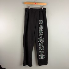 Vintage USA Made Dartmouth College Sweatpants Size MED Black Comfy 5050 Blend