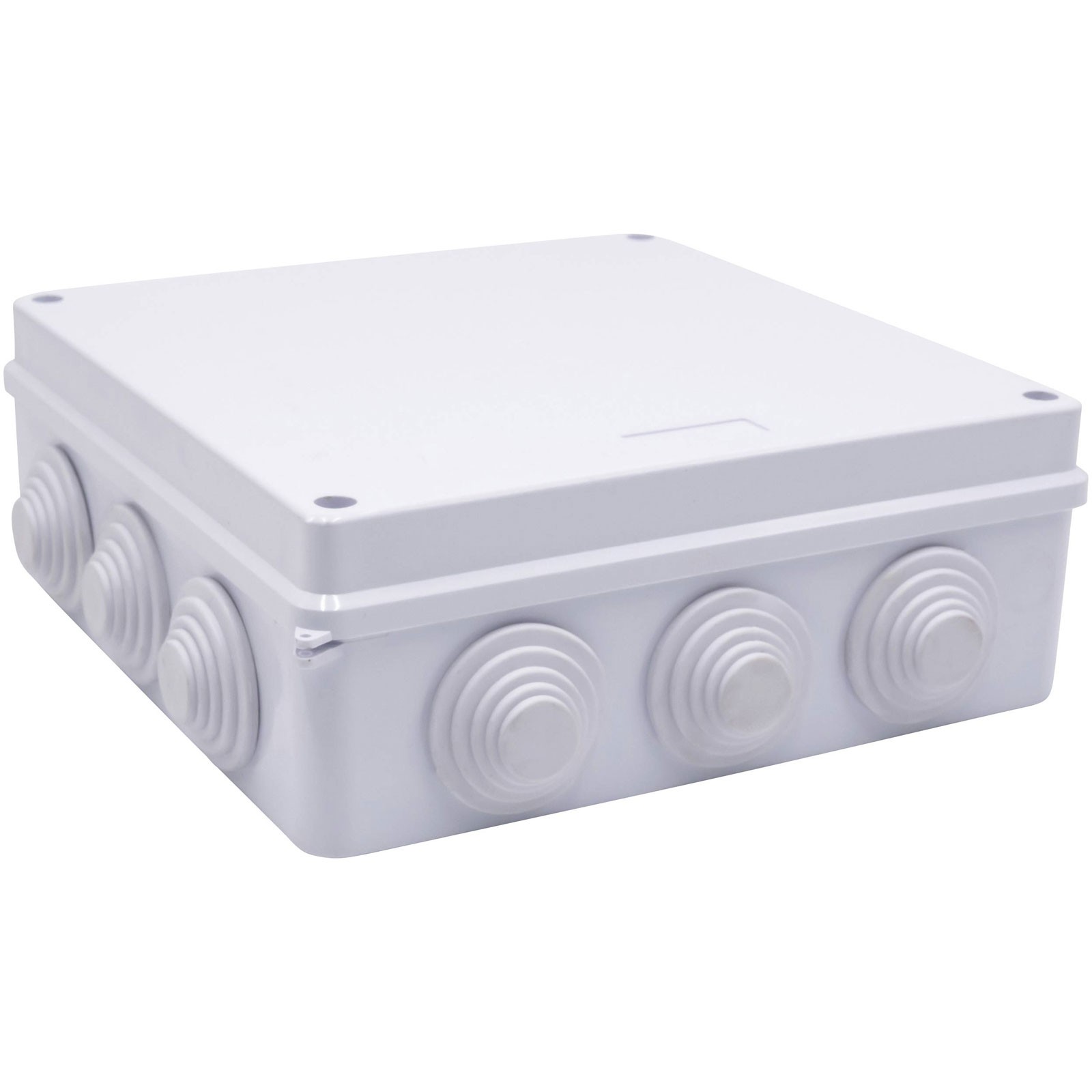 TruComponents 200x200x80 Junction Box ABS plastic White