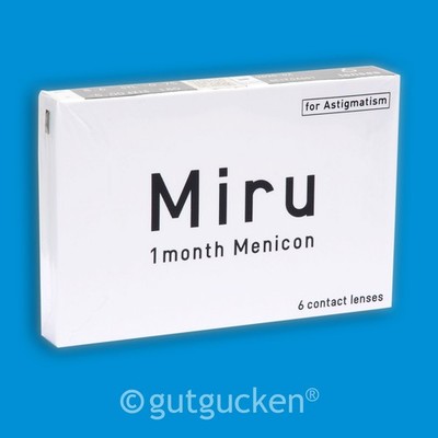 Miru 1 month for Astigmatism 2 x 6 torische Kontaktlinsen Monatslinsen Menicon
