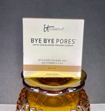 It Cosmetics Bye Bye Pores Finishing Powder Medium Tinted Skin-Blurring Sealed