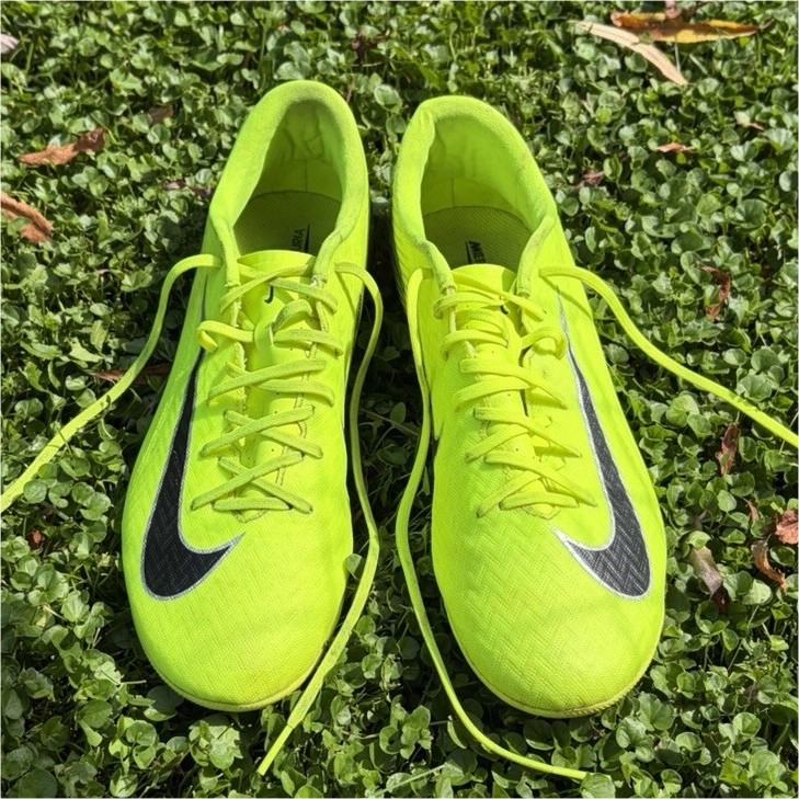 Nike Mercurial scarpe da calcio a tacchetti giallo fluo nero argento EU 43