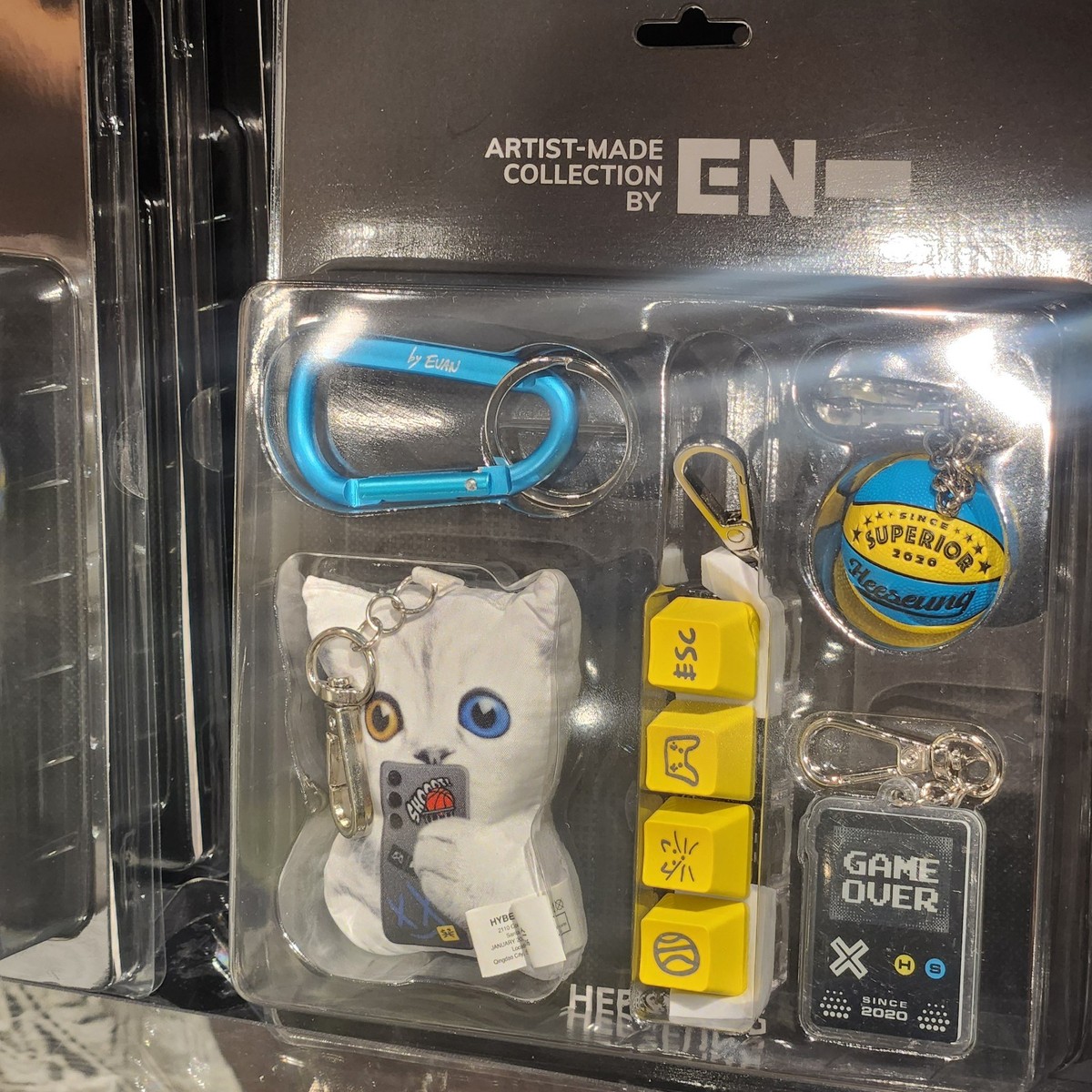 ENHYPEN HEESEUN EVAN'S UNSERIOUS KEYRING PACKA Artist-Made