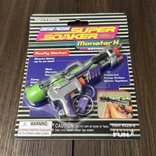 NEW Basic Fun Constant Pressure Super Soaker Monster X Keychain SEALED