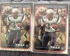 2024 Topps Chrome Kevin Faulk X-Fractor Base Lot 2 Cards NE Patriots