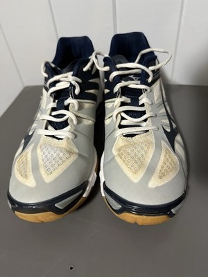 Mizuno Wave Lightning Blue Black & Gray Lace-Up Style Women's Size W9.5 Shoes