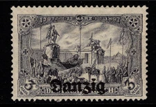 Danzig Mi# 13a Mint Hinged / Small Rem - S47920