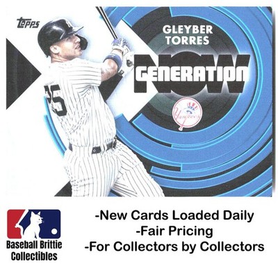 2022 Topps #GN-22 Gleyber Torres Generation Now Foil New York