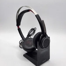 Plantronics Voyager Focus Bluetooth Headset B825 & Charging Dock Tested 