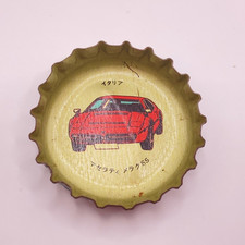 Maserati Merak SS car Crown Cap Coca-Cola Japan Vintage Bottle Cap D1