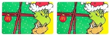 2 McDonalds Arch Gift Card THE GRINCH and MAX CHRISTMAS 2025 No Value $0