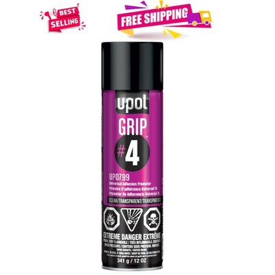 U-pol Grip#4 Universal Adhesion Promoter Aerosol - Superior Adhesion, 12 oz