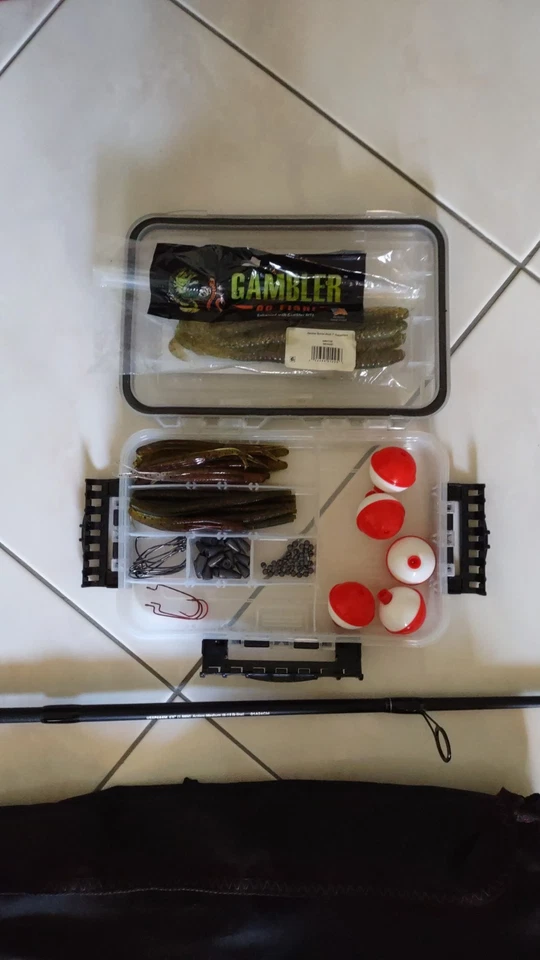 Ugly Stik 6’6” GX2 Travel Fishing 4-piece Rod and Reel Spinning Combo + case/bag - Image 3 of 4