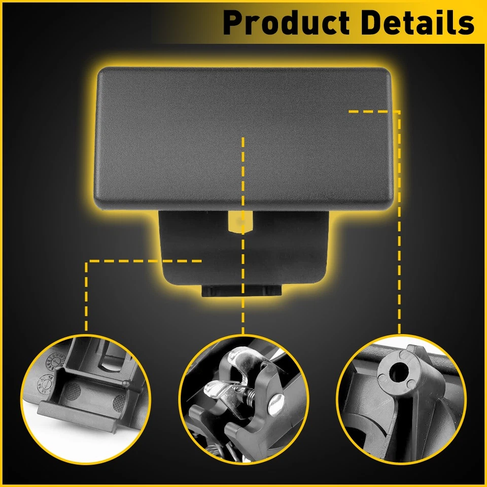 Glove Box Latch Black Fit For 2006-2012 Chevrolet Colorado GMC Canyon Hummer H3 Foto 4 de 4