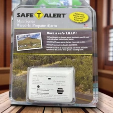 MTI 20-441-P-WT Safe-T-Alert RV Mini Propane Leak Detector Alarm; LP Gas Sniffer