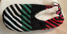 Vera Bradley Cozy Life Slippers Ribbons Plaid Non-Slip Size S 4-6 New w/Tag