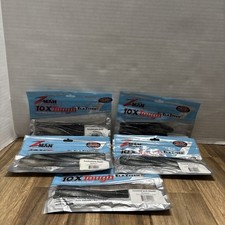Lot Of 5 Zman Soft Lure Jerk ShadZ Scented 7 Inch 4/Pack Mulletron (2253)
