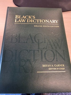 Black's Law Dictionary: Deluxe Ninth Edition, Bryan A. Garner