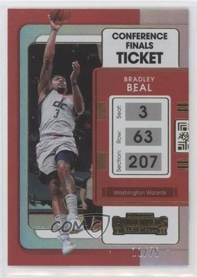 2021-22 Panini Contenders Conference Finals Ticket 11/75 Bradley Beal #71 9o3