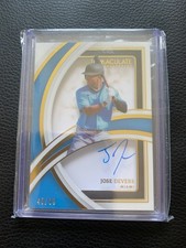 2022 Panini Immaculate Jose Devers #SS-JD  /99 Miami Marlins Autograph