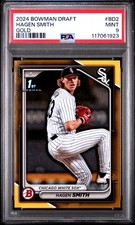2024 BOWMAN DRAFT GOLD #BD2 HAGEN SMITH 30/50 PSA 9