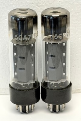 Pair NOS RFT EL34 6CA7 Tubes Matched Perfect for GM, Current, & Emissions On B&K