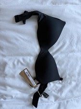 Skims Ultimate Push-Up Plunge Black Onyx Bra New With Tags Size 32A NWT OP 54
