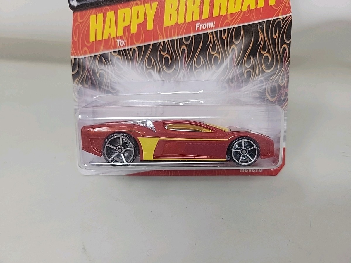 Hot Wheels 2007 Happy Birthday Series Red 