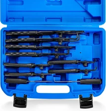 11PCS Snap Ring Plier Set | Internal & External Circlip Removal Tools with Bent 