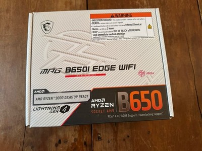 MSI MPG B650I EDGE WIFI AMD AM5 Mini-ITX DDR5 Motherboard