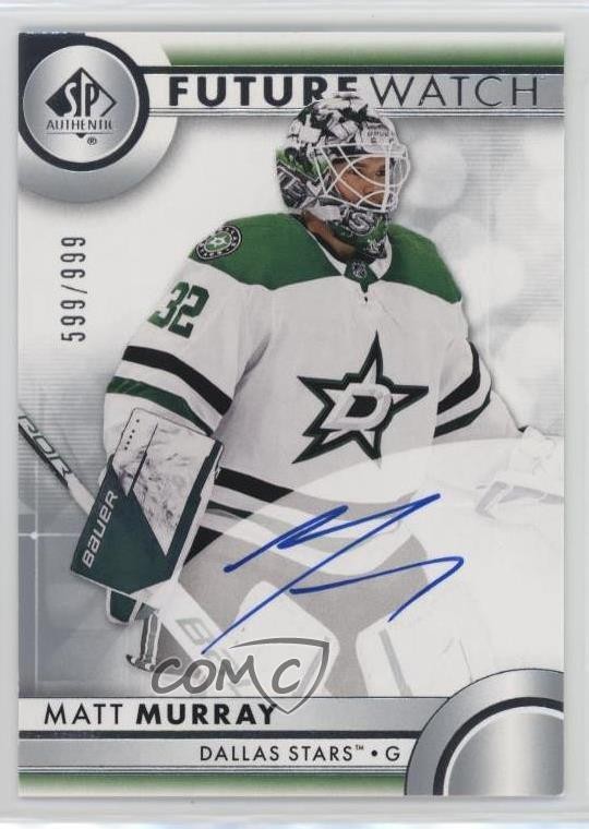 2023-24 SP Authentic Future Watch 599/999 Matt Murray #125 Rookie Auto RC 0b1f