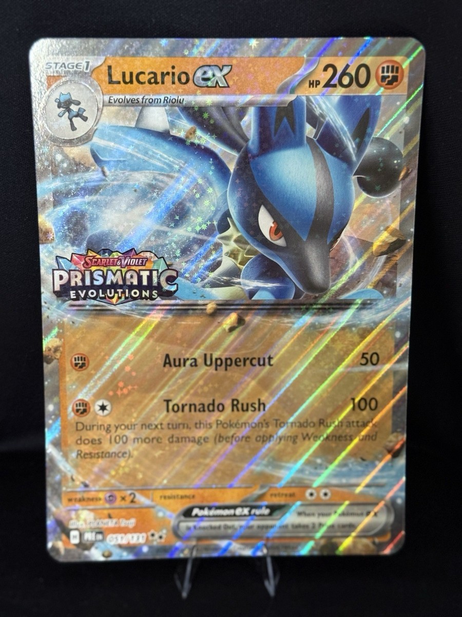 Pokémon TCG Lucario Ex Jumbo Oversized Large Card 051/131 HP 260